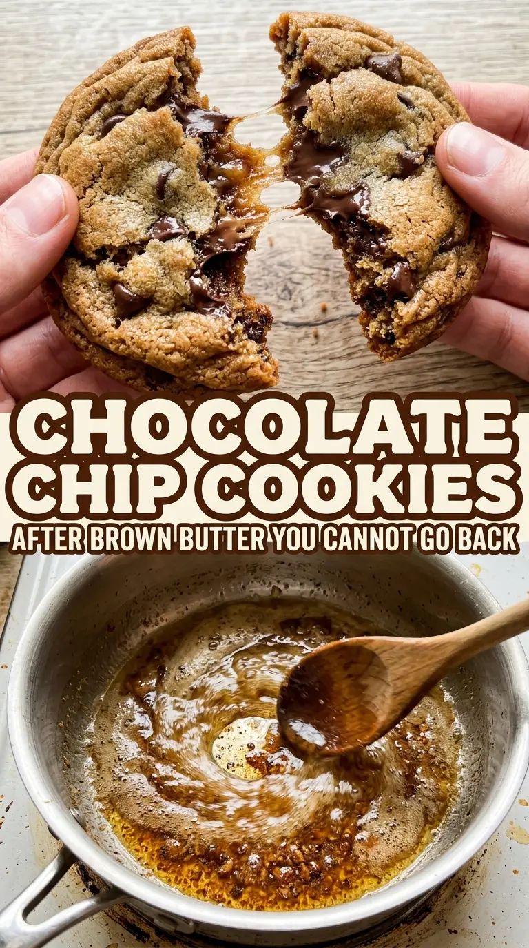 brown butter chocolate chip cookies chewy toffee