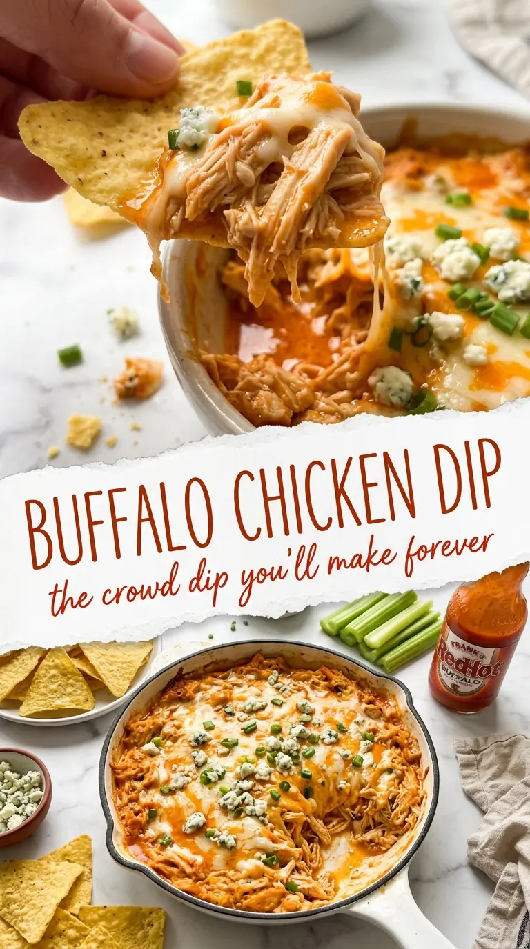 Buffalo Chicken Dip creamy spicy cheesy