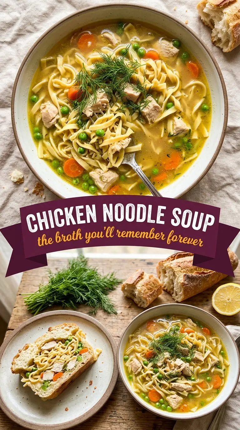 Chicken Noodle Soup warm comforting savory