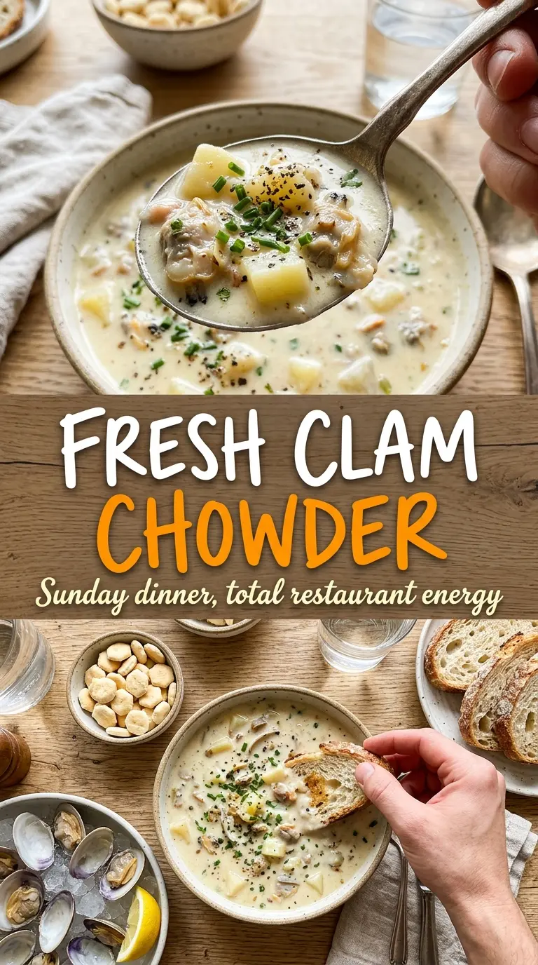 Clam Chowder Recipe creamy briny elegant