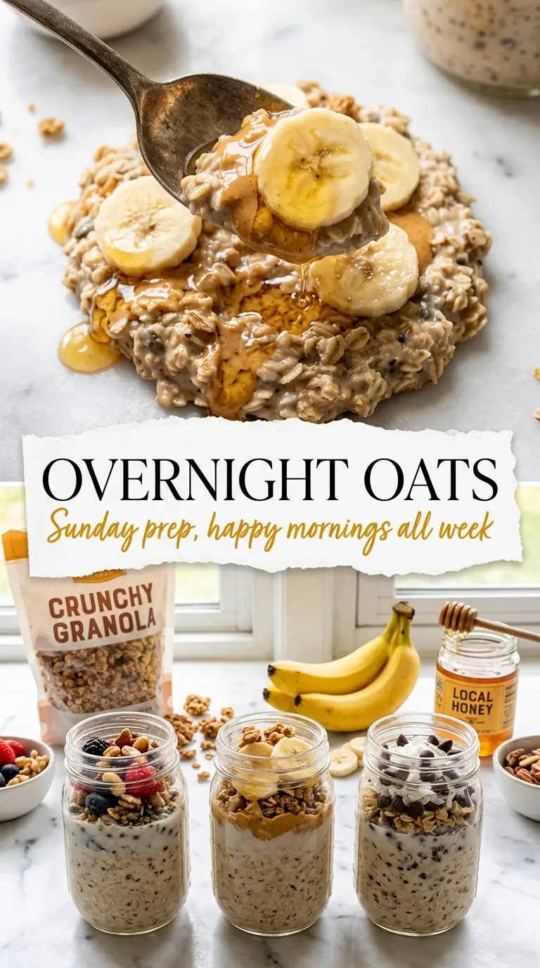 Overnight Oats creamy chilled fruity