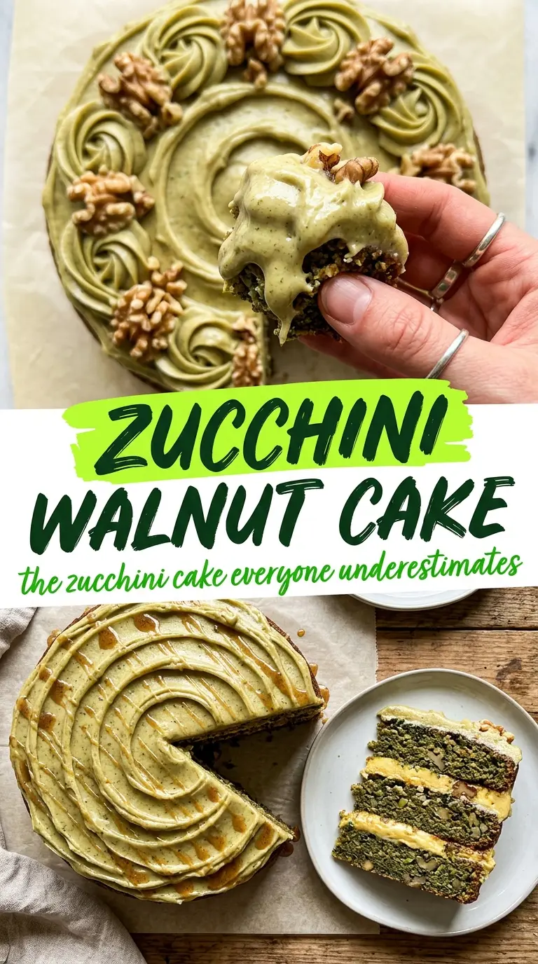 Zucchini Cake moist tender spiced