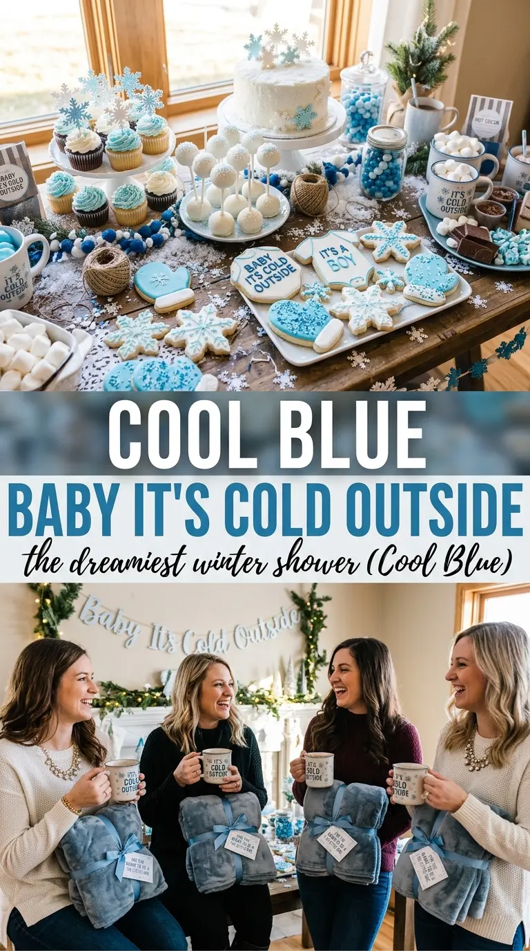 Baby It's Cold Outside Shower Theme cozy winter decor