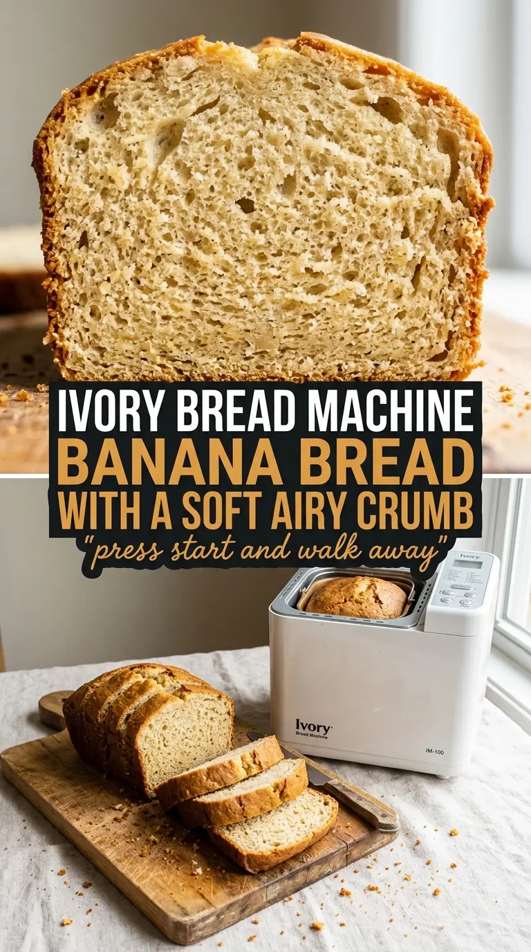 Bread Machine Banana Bread soft golden moist