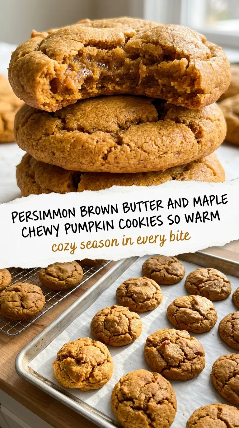 Brown Butter and Maple Chewy Pumpkin Cookies chewy pumpkin spice