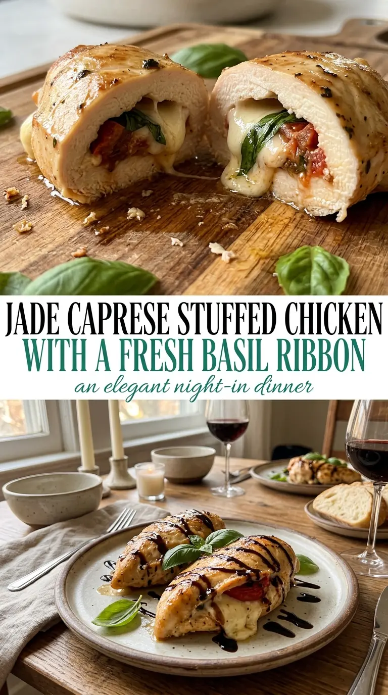 Caprese Stuffed Chicken juicy mozzarella tomato