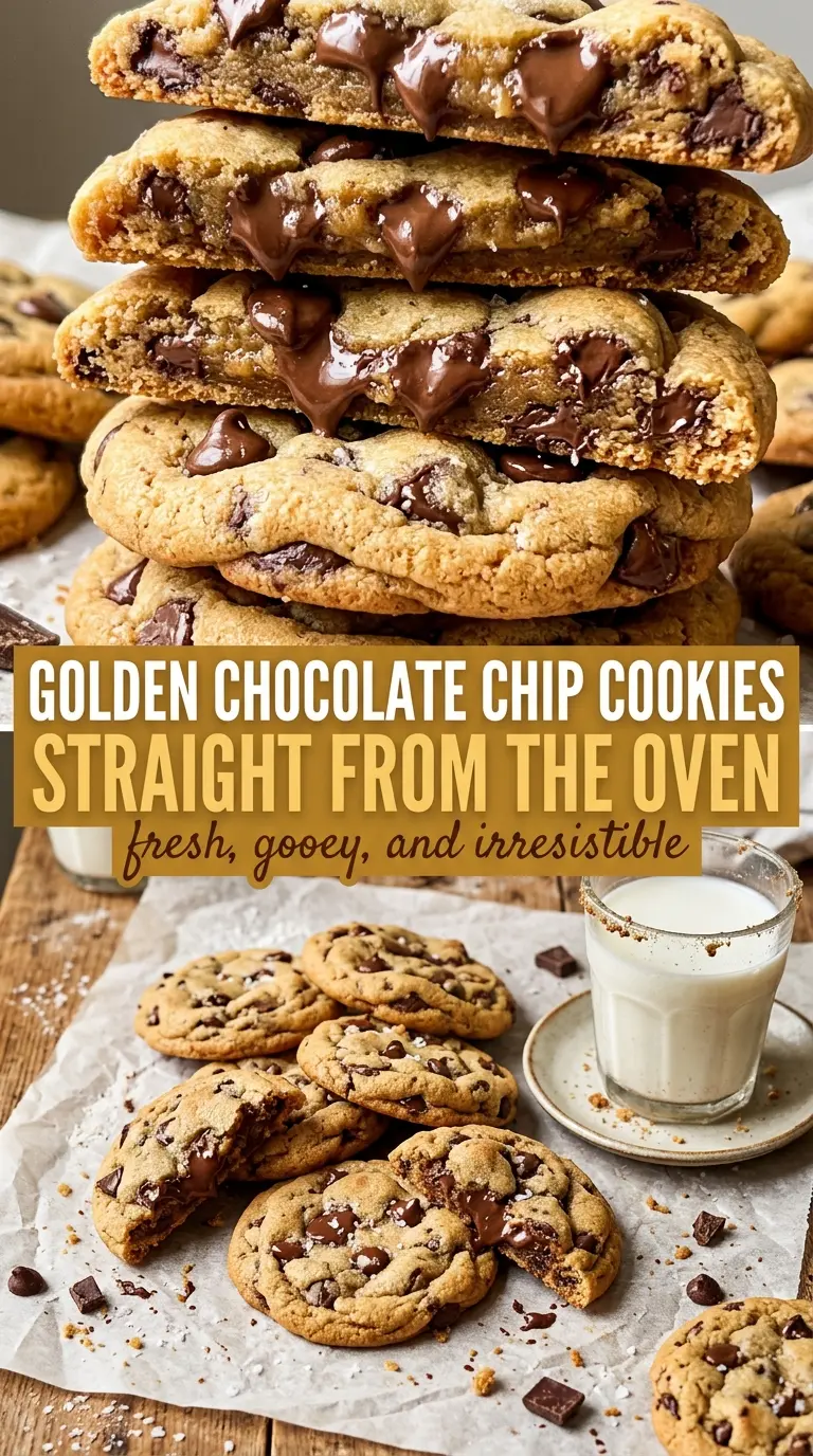 Chocolate chip cookies buttery gooey