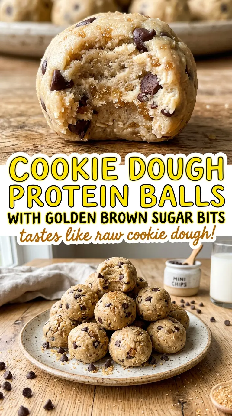 Cookie Dough Protein Balls rich fudgy bite-sized