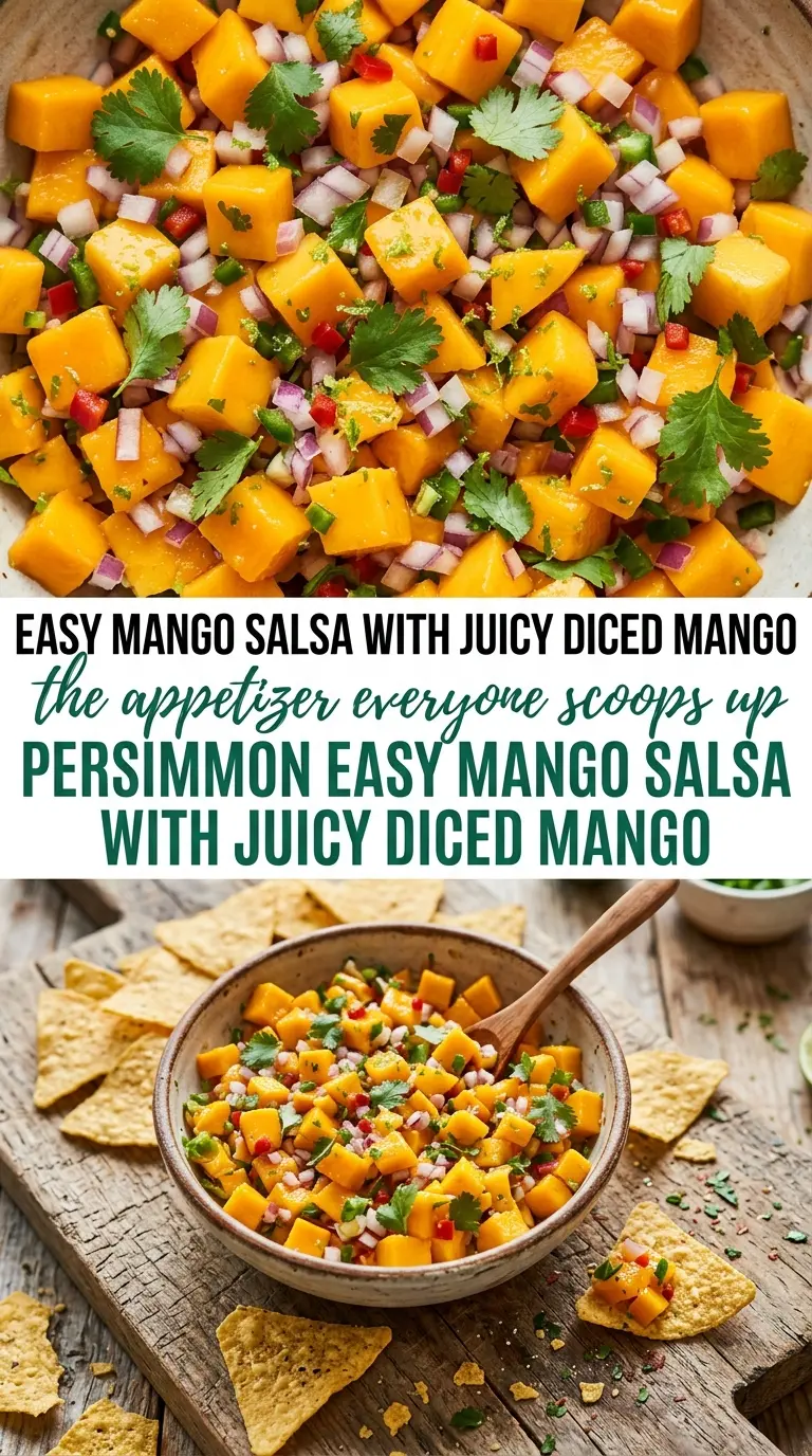 Easy Mango Salsa bright chunky fresh