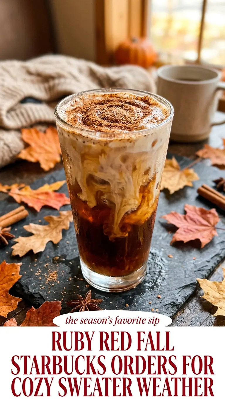 Fall Starbucks Orders cinnamon sweet-cream iced coffee
