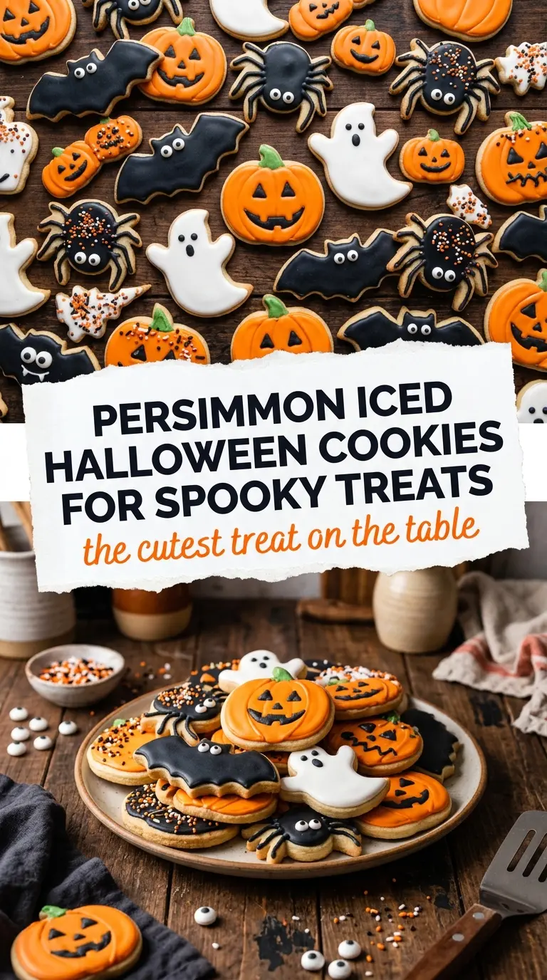 Halloween cookies spooky royal icing