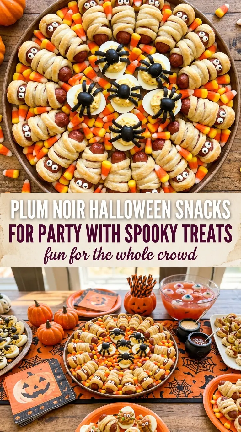 Halloween party snacks spooky bites
