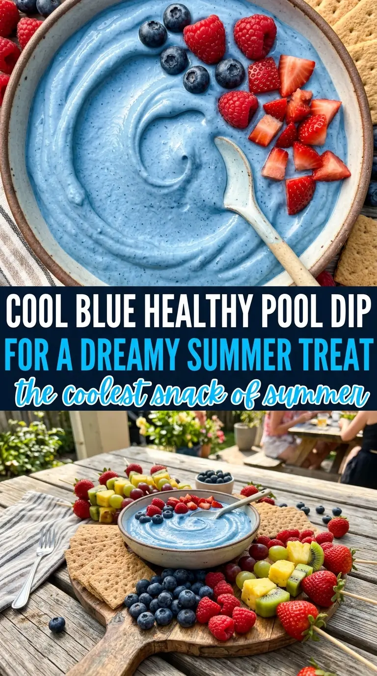 Healthy Pool Dip Recipe fresh creamy colorful