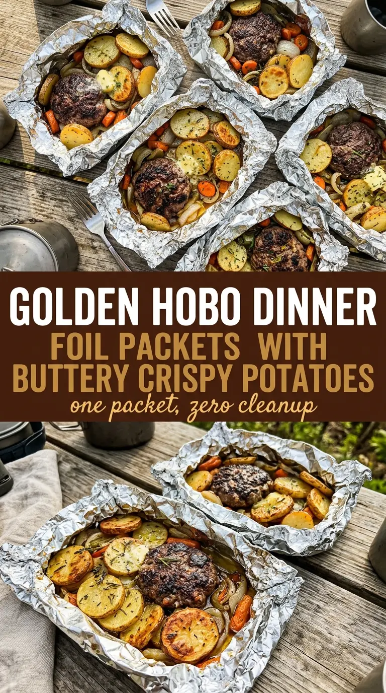 Hobo Dinner Foil Packets savory tender campfire