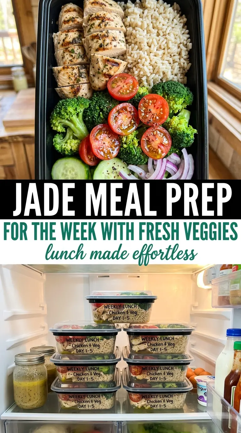 Meal Prep for the Week organized colorful fresh