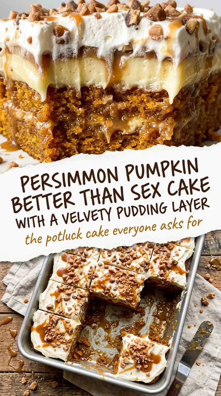 Pumpkin Better Than Sex Cake creamy pumpkin toffee