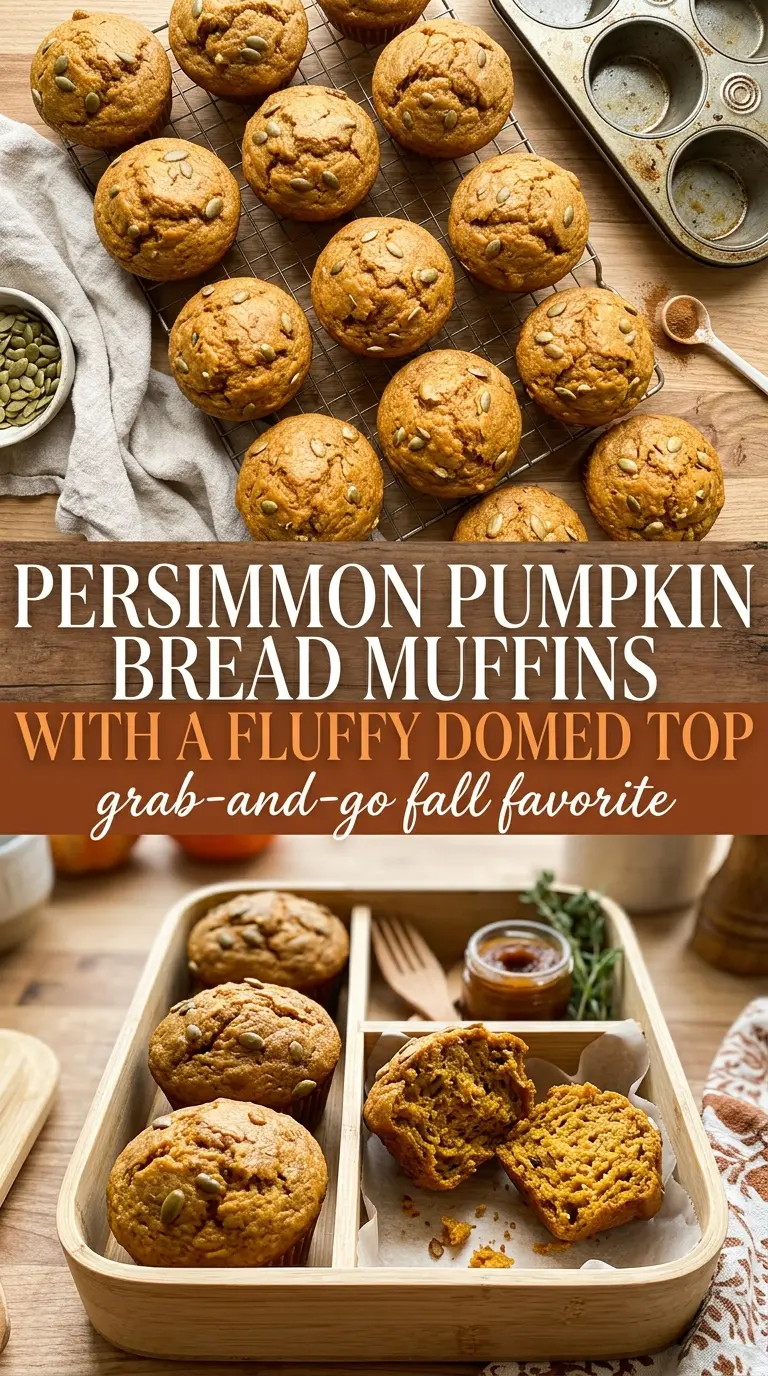 Pumpkin Bread Muffins spiced golden moist