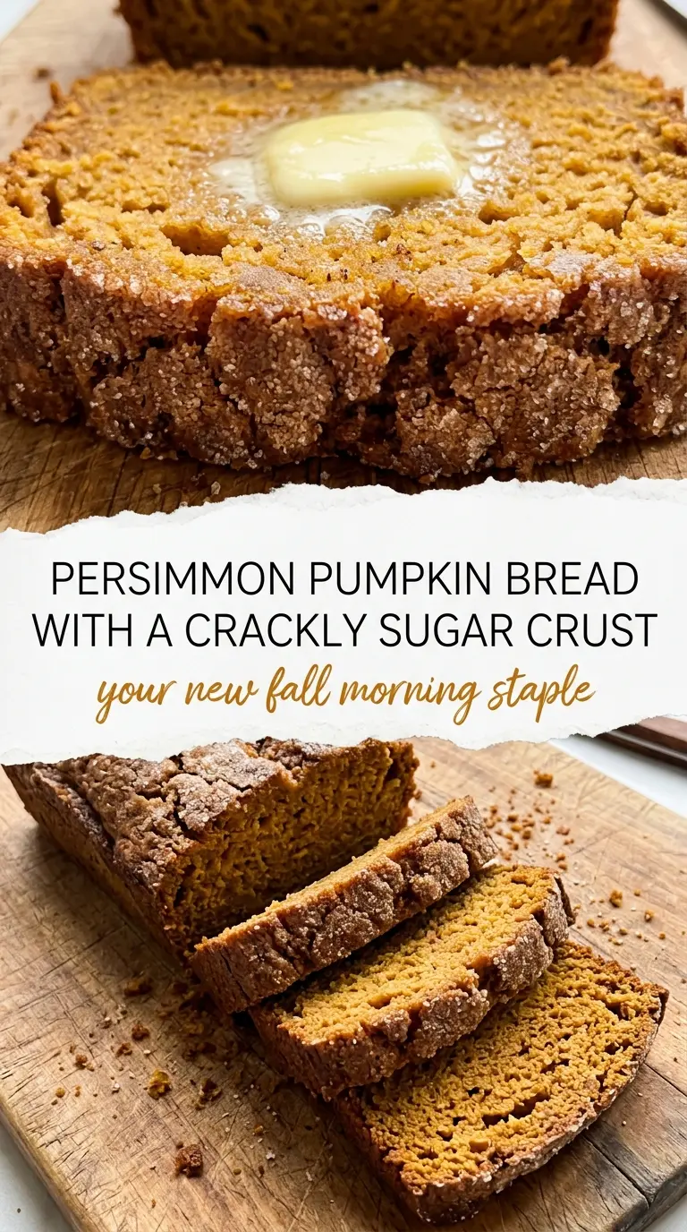 Pumpkin Bread moist spiced crackly