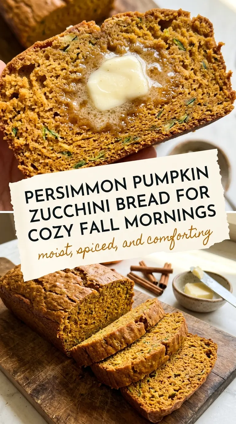 Pumpkin Zucchini Bread moist spiced tender