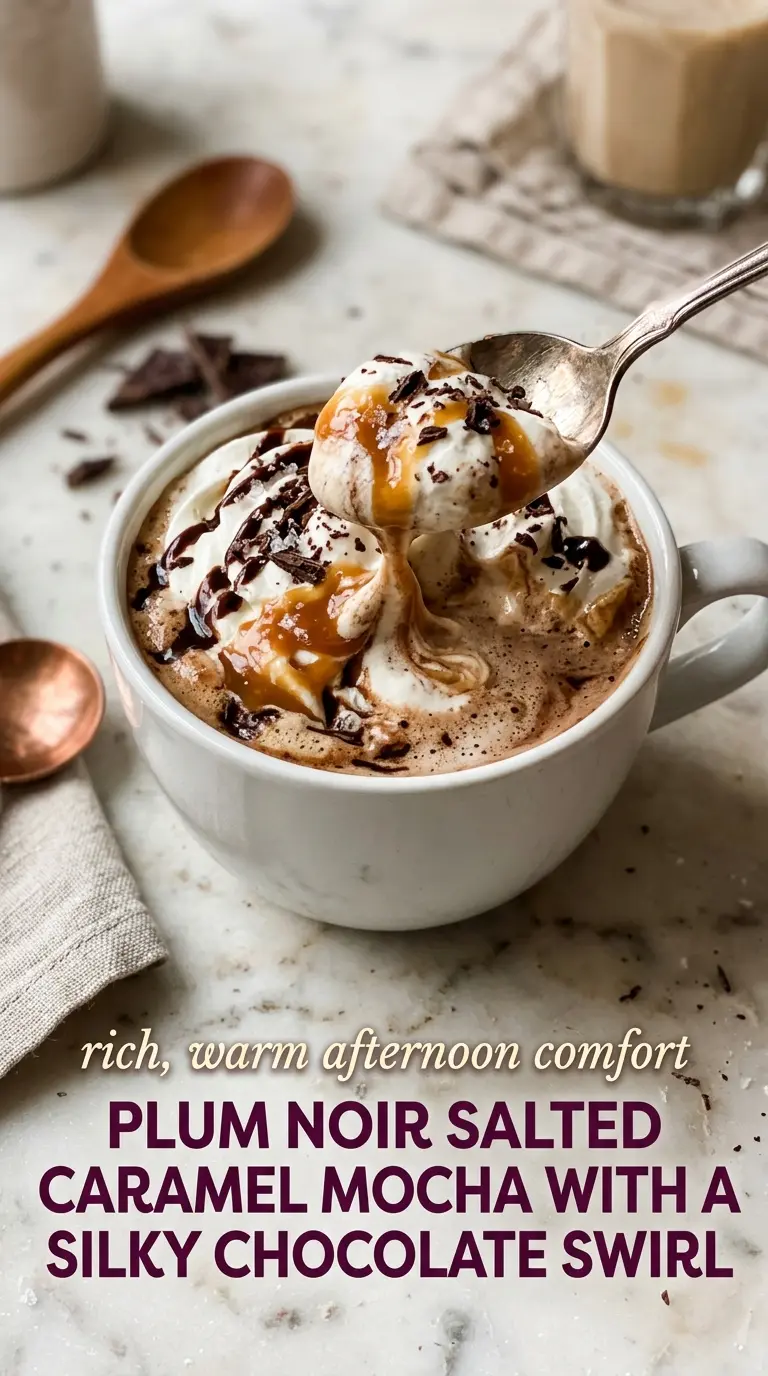 Salted Caramel Mocha rich chocolate espresso