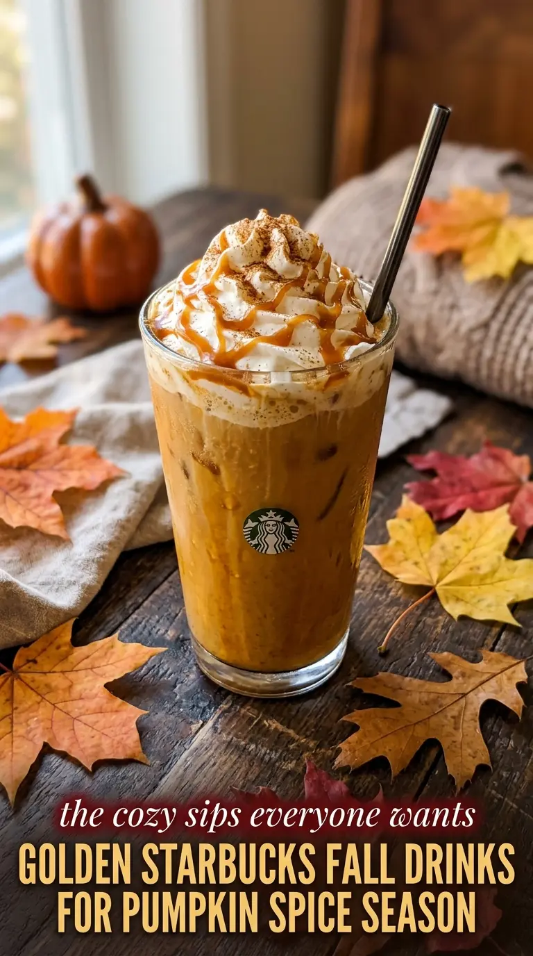 Starbucks Fall Drinks creamy pumpkin-spice coffee