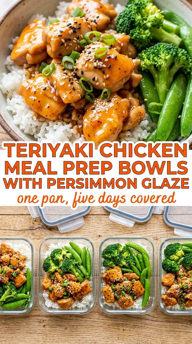 Teriyaki Chicken Meal Prep Bowls fresh flavorful vibrant