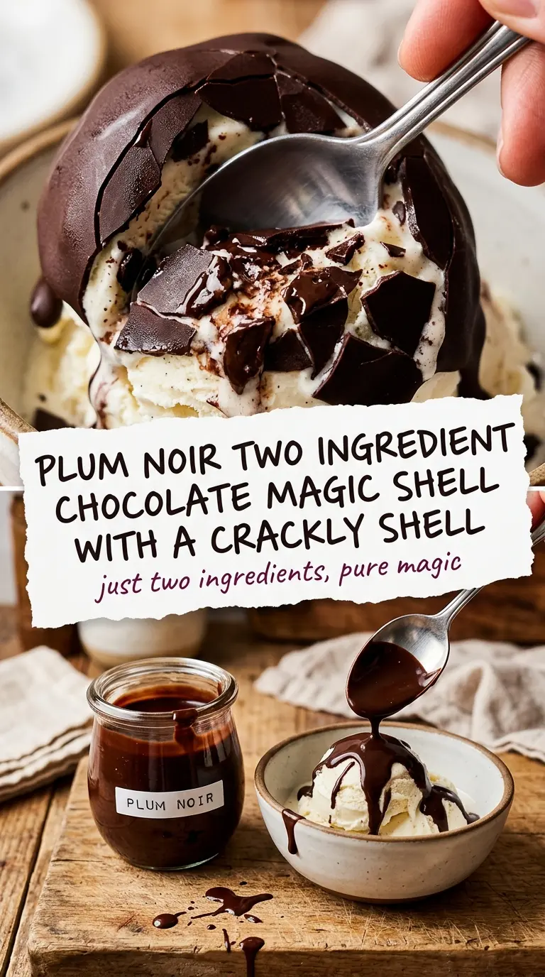 Chocolate Magic Shell glossy rich hardening