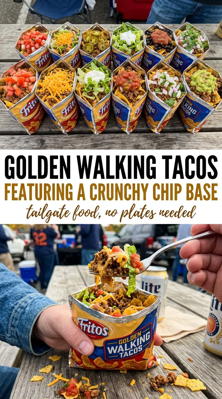 Walking tacos crunchy taco beef