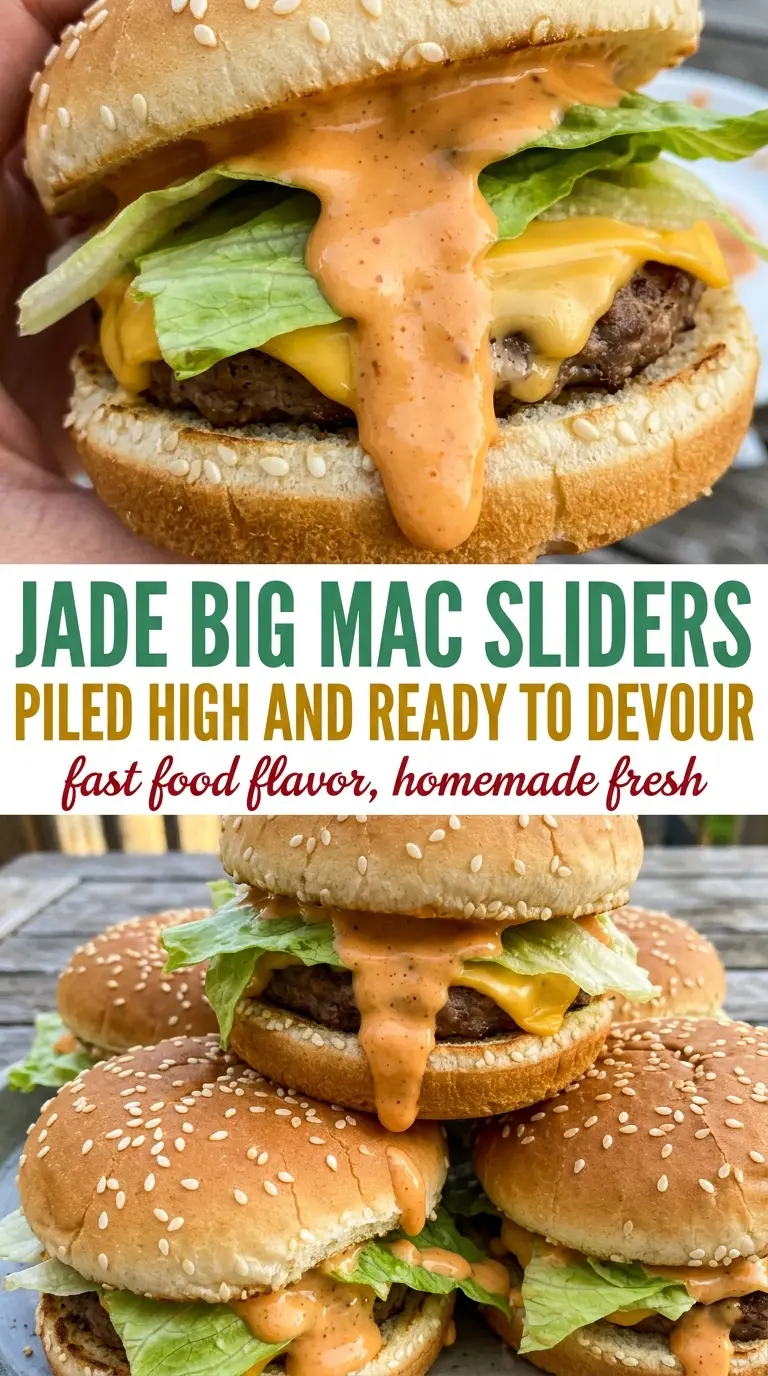 Big Mac Sliders melty tangy burger-style