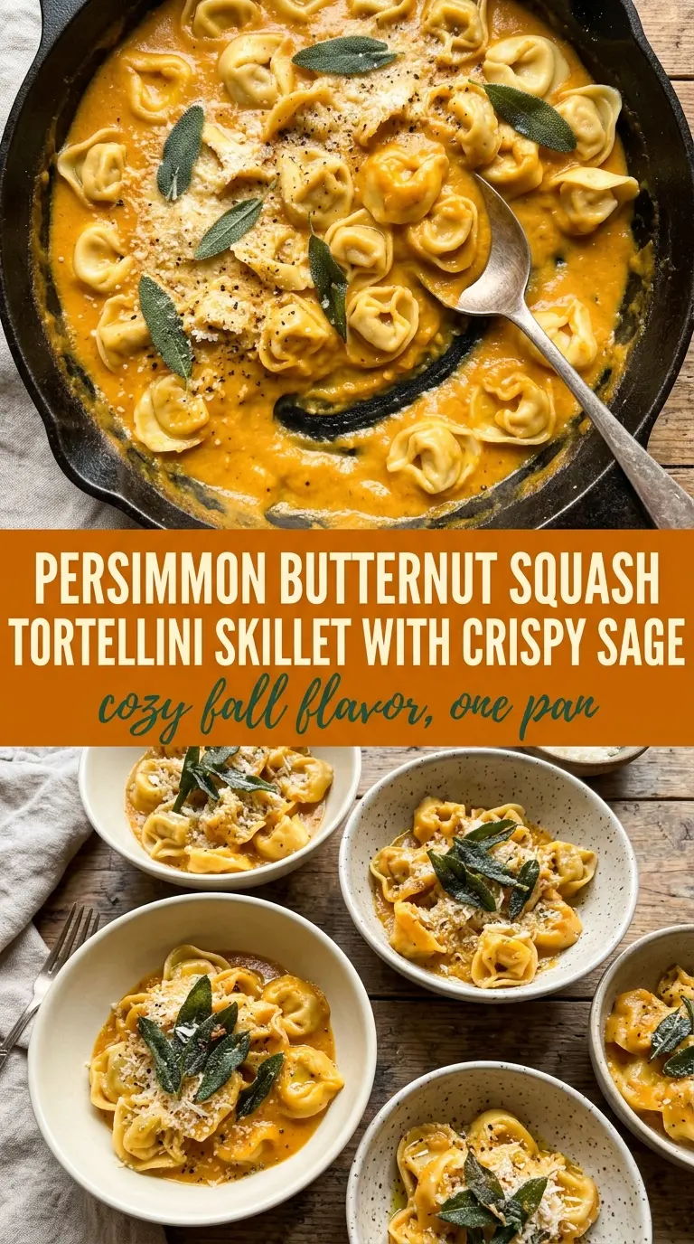 Butternut Squash Tortellini Skillet creamy sage