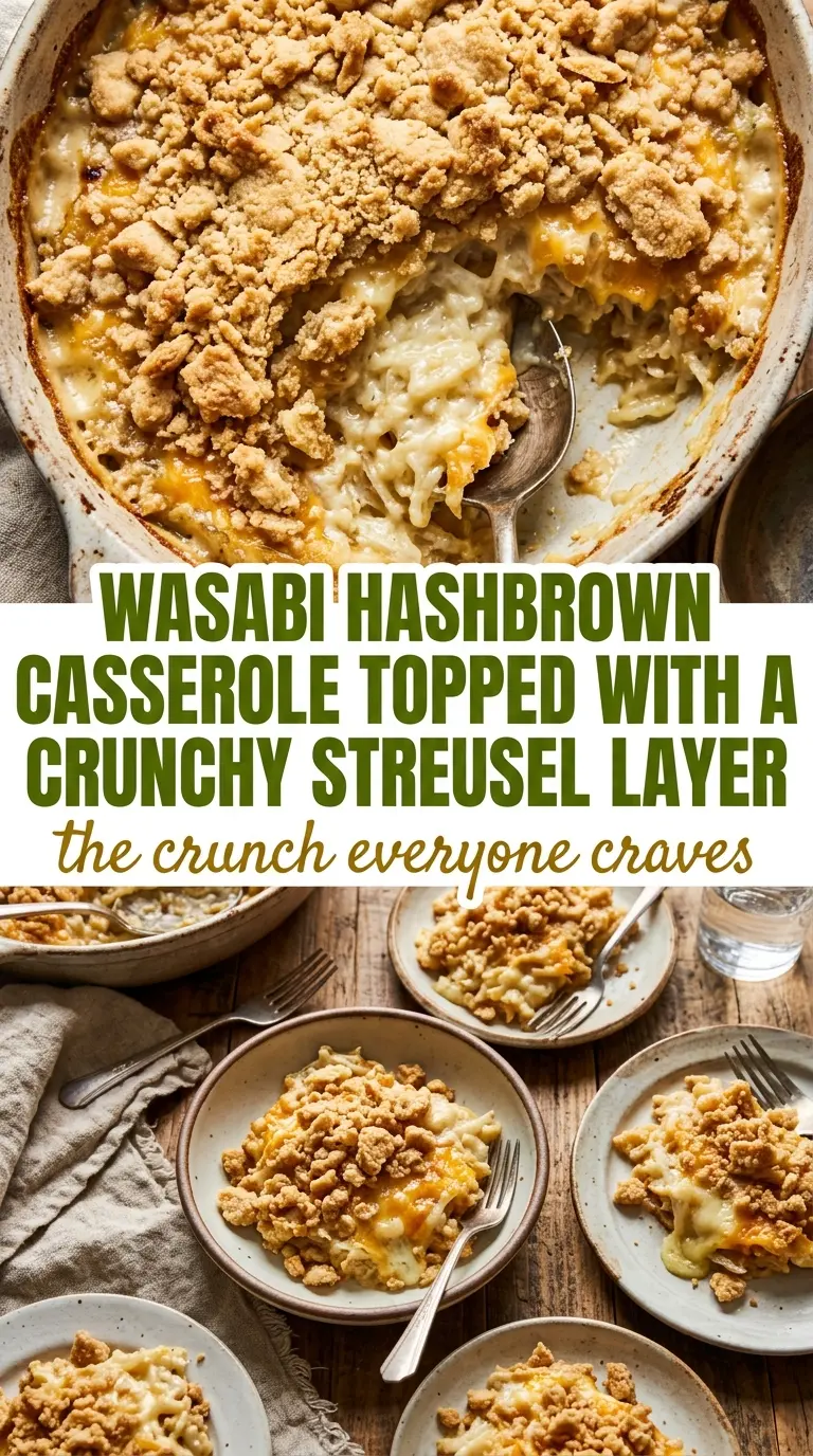 Cheesy Hashbrown Casserole creamy crispy comforting