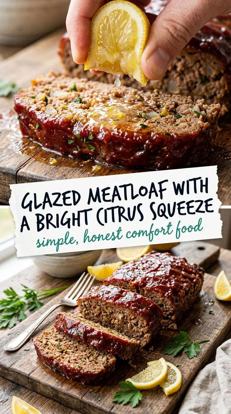 Classic Glazed Meatloaf tender tangy-sweet sliceable