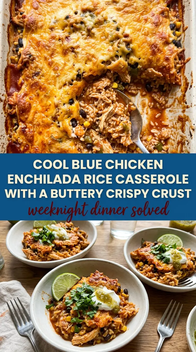 Chicken enchilada rice casserole cheesy baked comforting