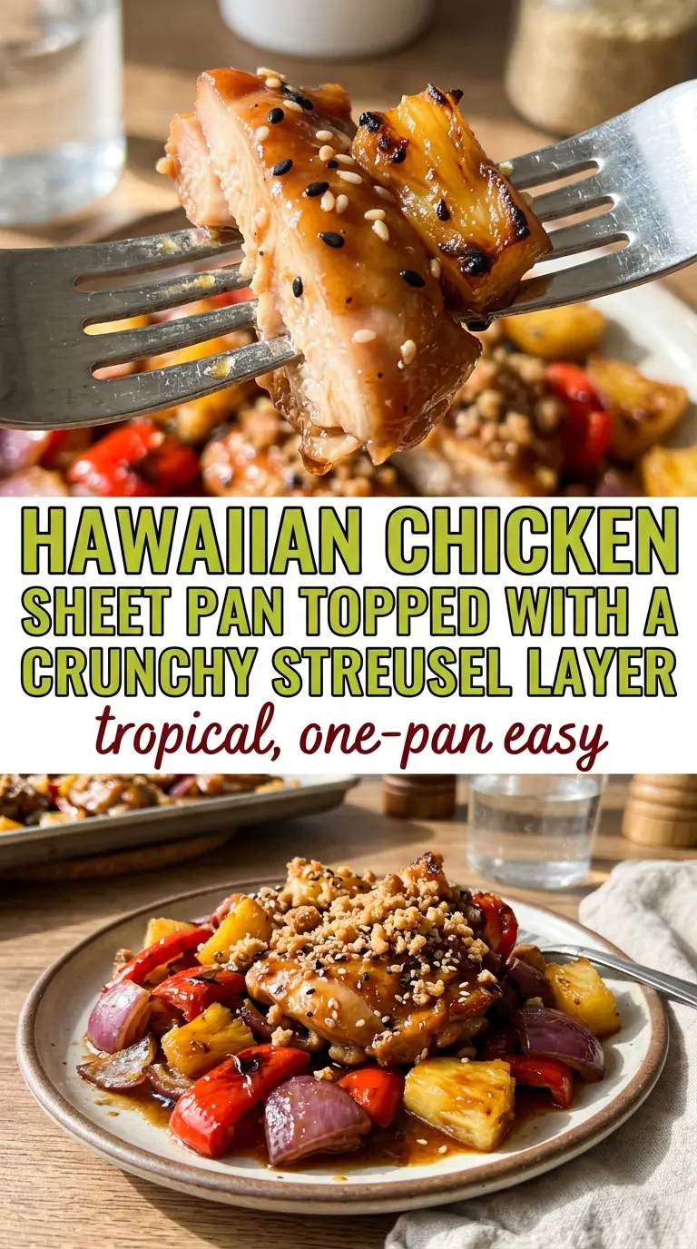 Hawaiian Chicken Sheet Pan juicy caramelized tropical