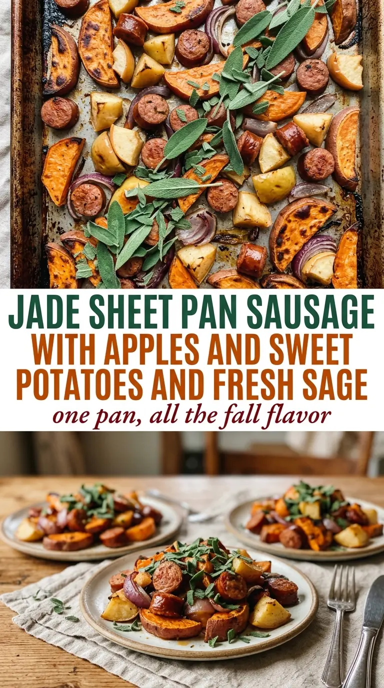 Sheet Pan Sausage With Apples And Sweet Potatoes savory caramelized weeknight dinner