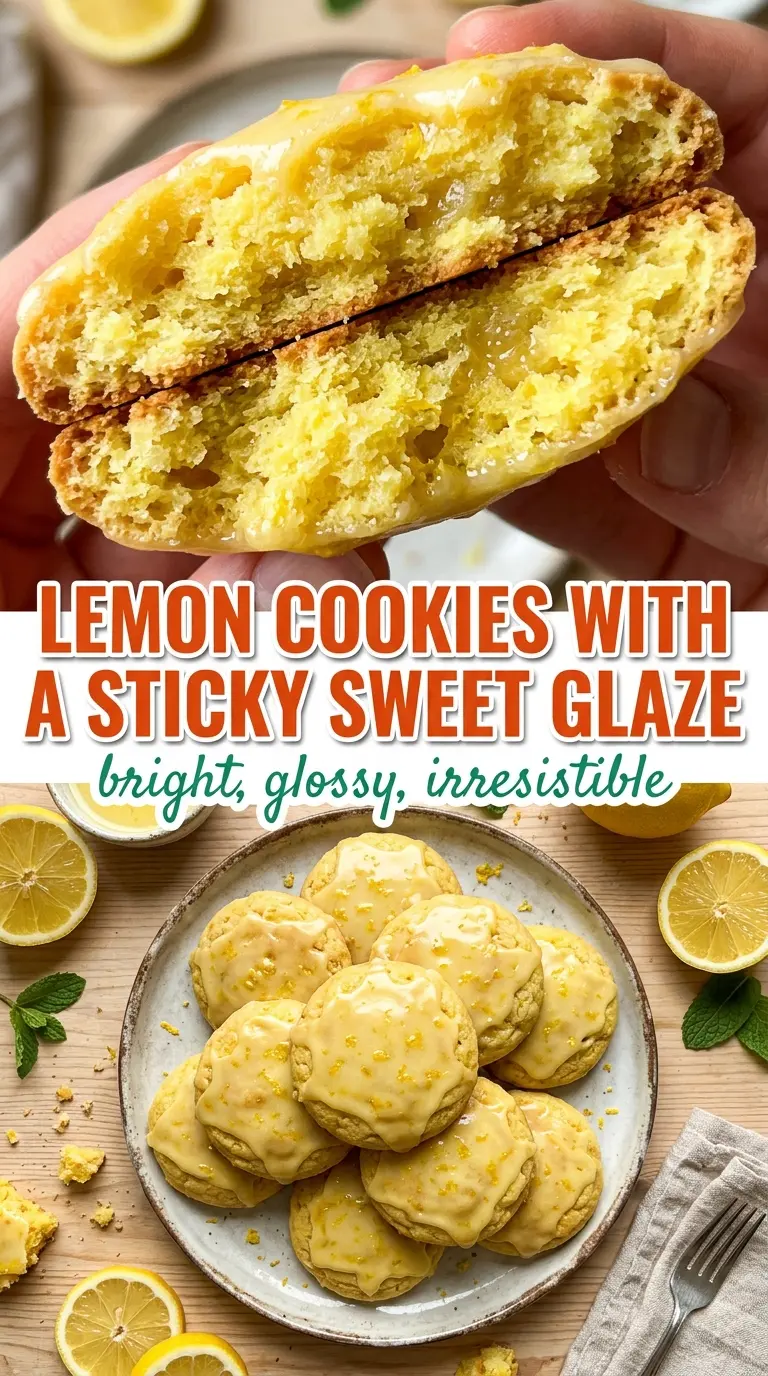 Irresistible Lemon Cookies soft citrus glazed