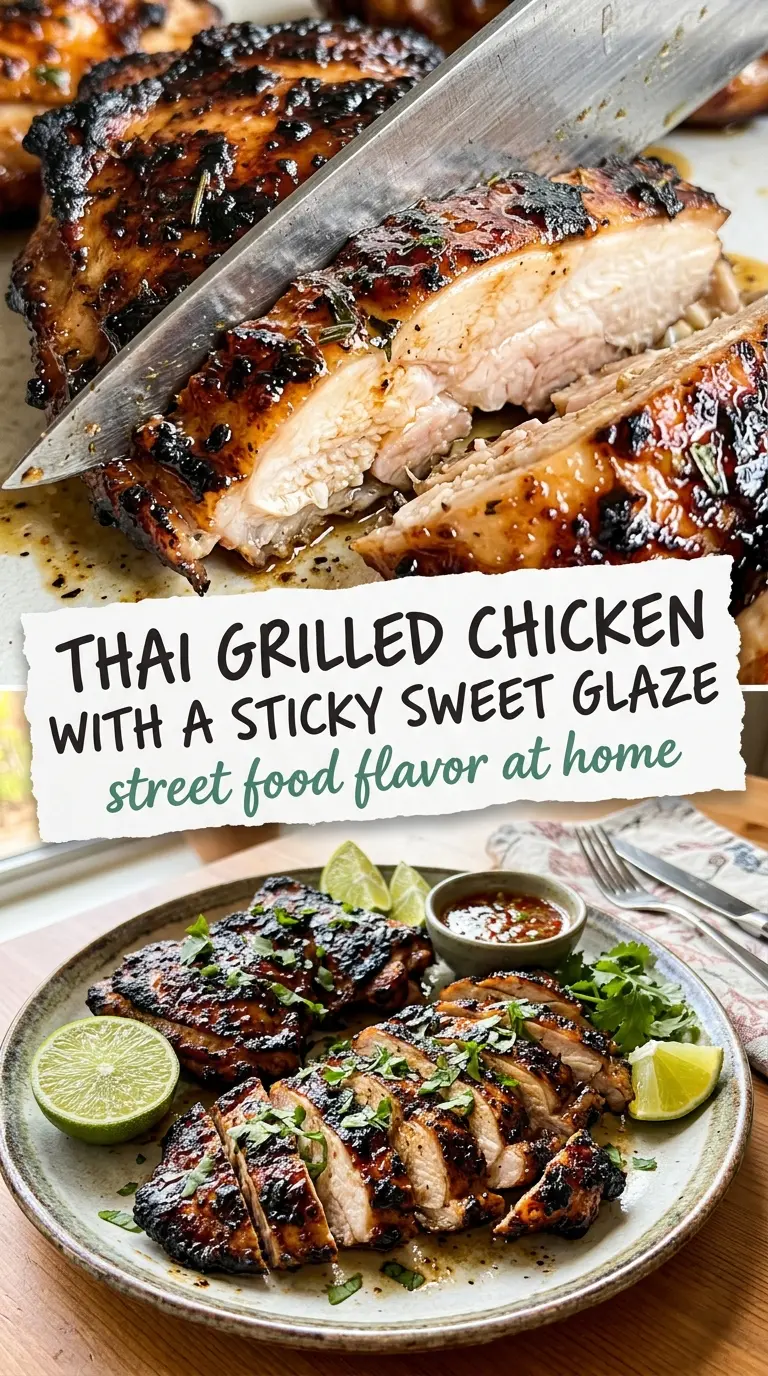 Thai Grilled Chicken juicy charred citrus