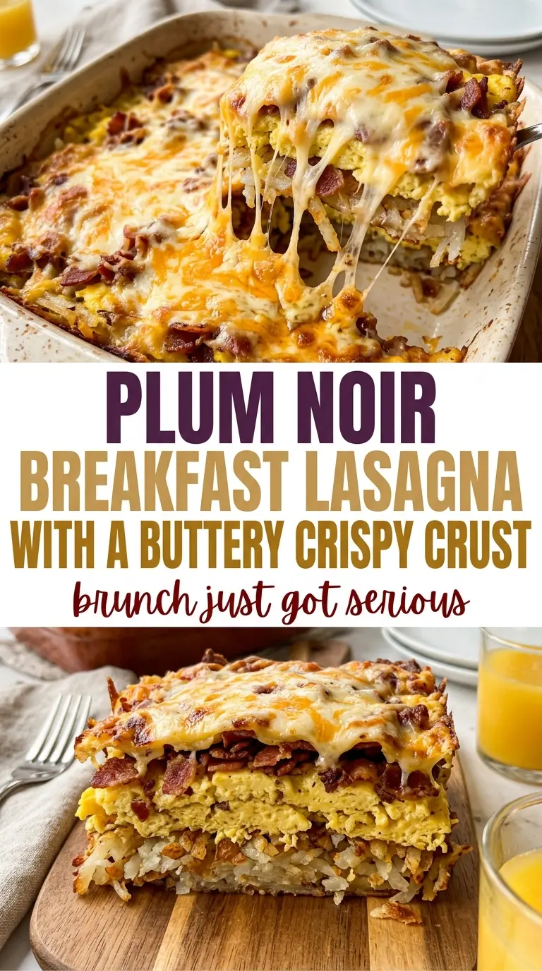 Ultimate Breakfast Lasagna cheesy hash brown breakfast casserole