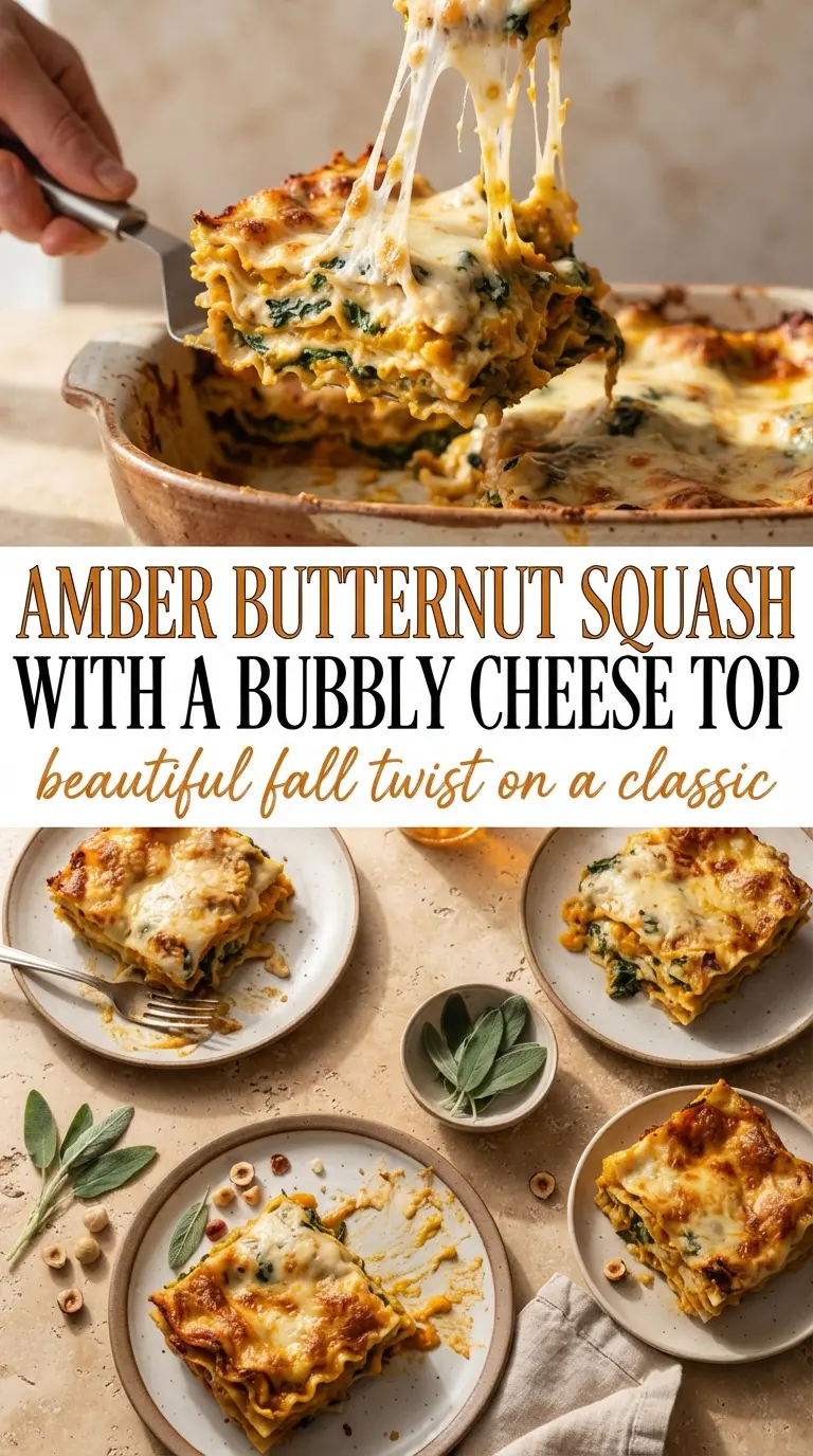 Butternut Squash Lasagna creamy baked sage