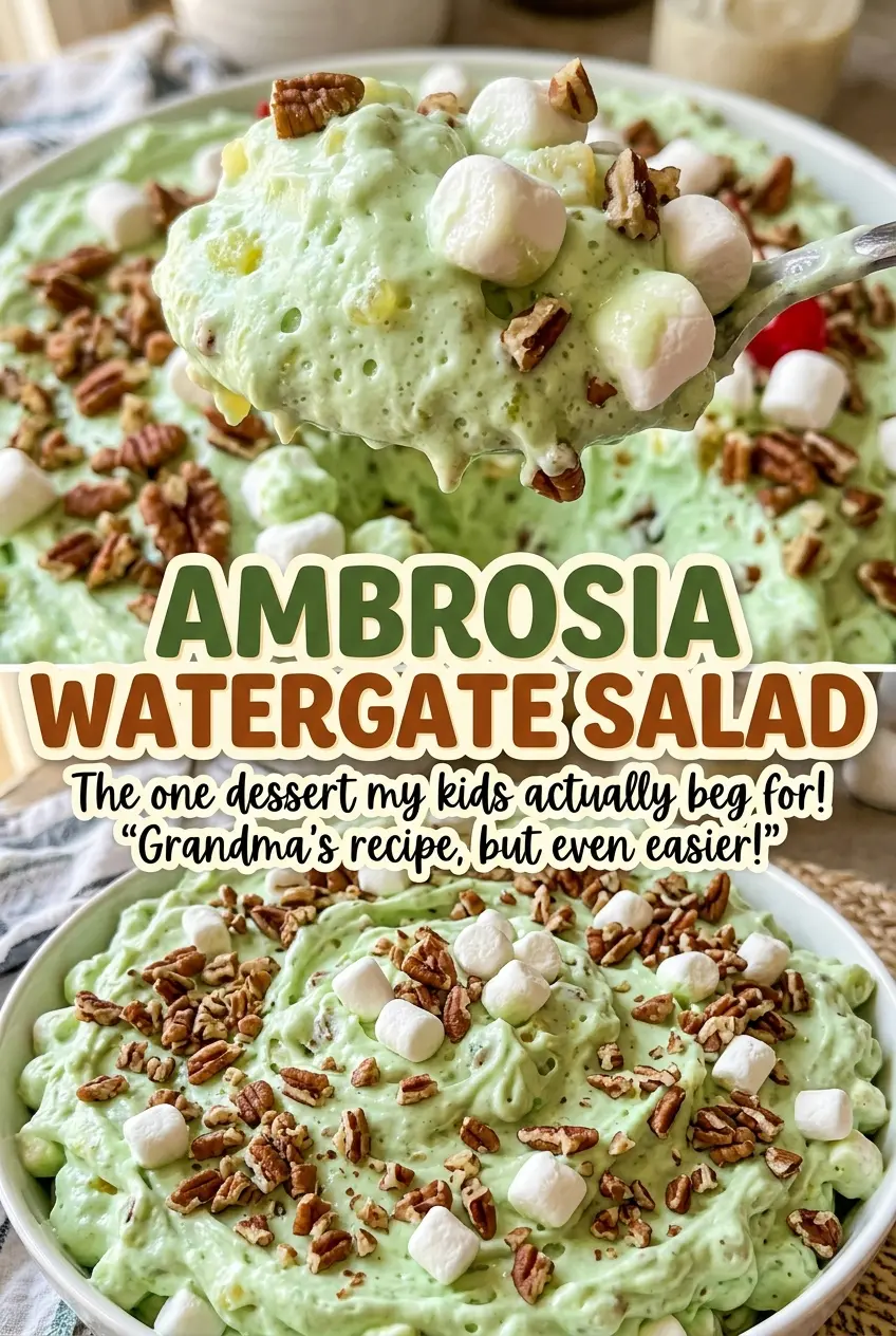 Ambrosia Watergate Salad soft green fruit