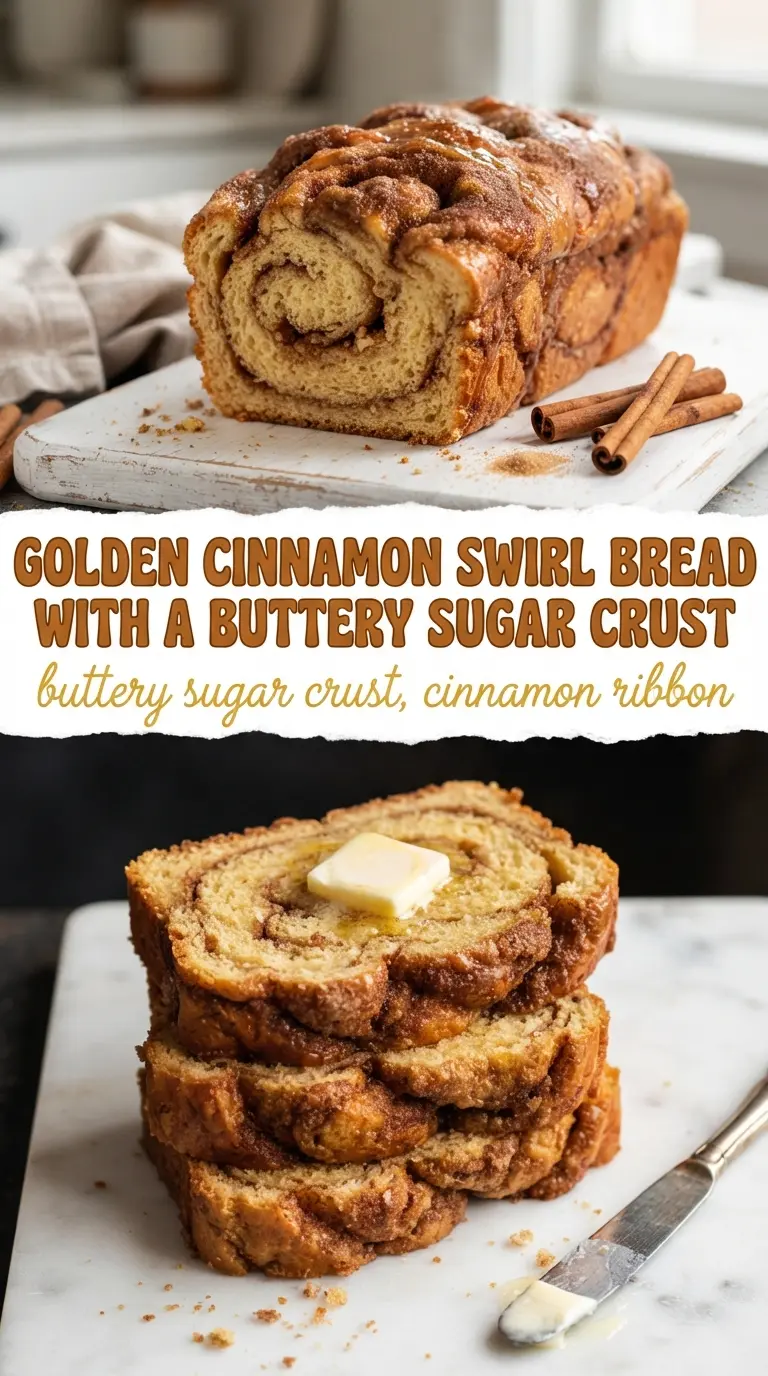 Cinnamon Swirl Quick Bread golden crumb buttery crust