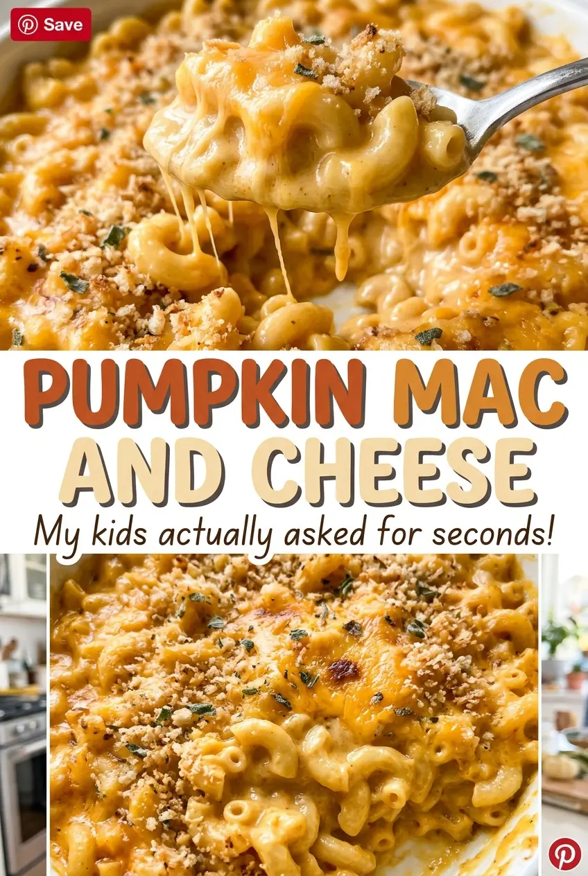 Pumpkin Mac and Cheese creamy pumpkin cheddar