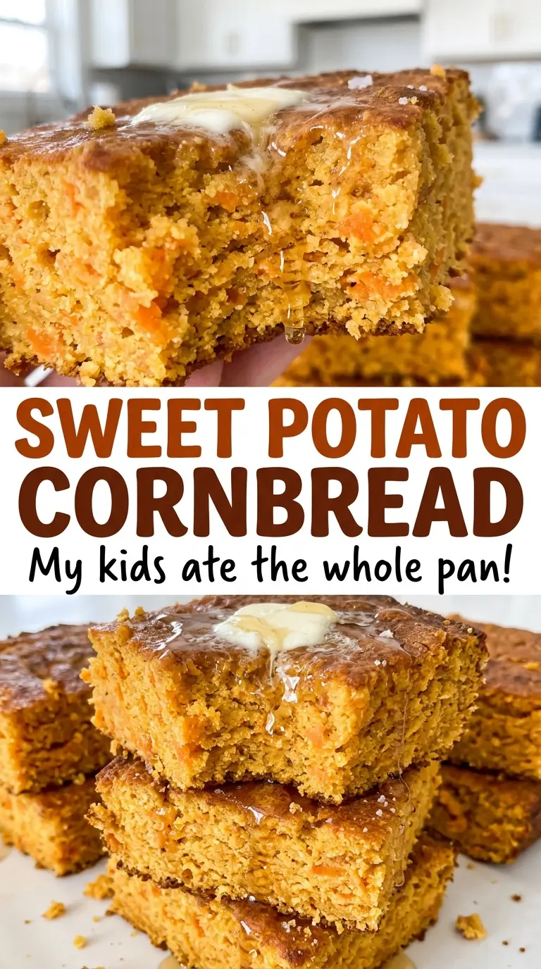 Sweet Potato Cornbread golden cornmeal crumb