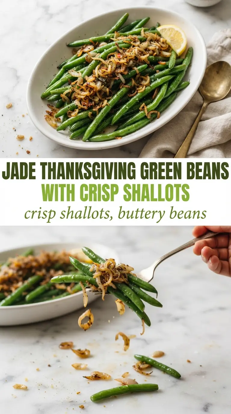 Thanksgiving Green Beans bright crisp-tender buttery